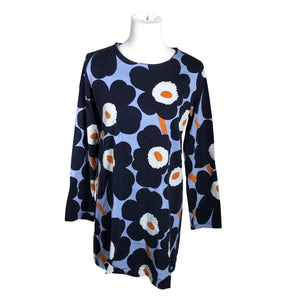 Unisex Marimekko - Tricot dress, size 38 - Blue (1)