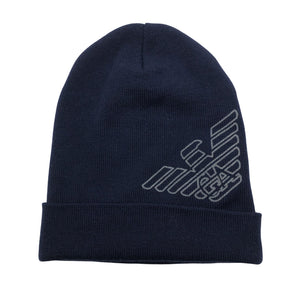Unisex Emporio Armani - Lightweight beanie, size 52 - 54 cm - Blue (2)