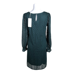 Unisex Cream - Schiffon dress, size 34 - Green (2)
