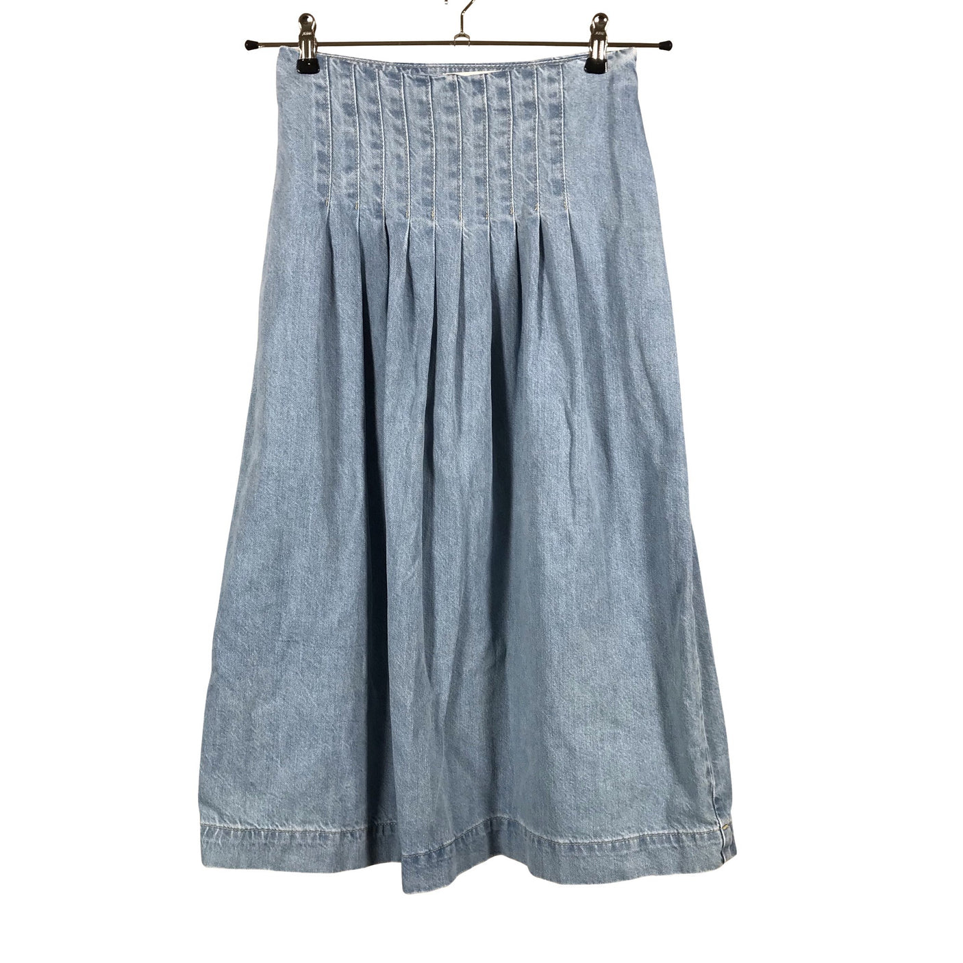 Unisex Indi & Cold - Denim skirt, size 34 - Light blue (1)