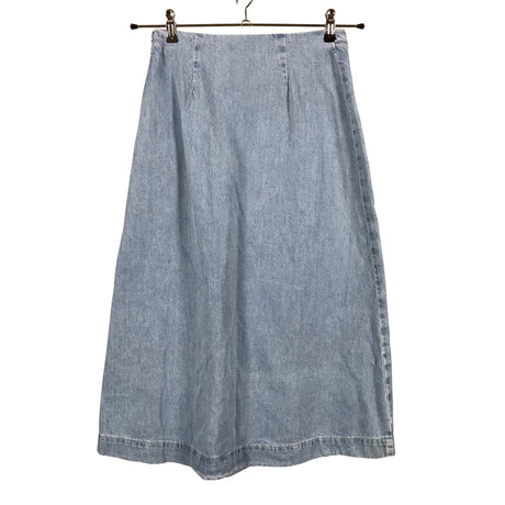 Unisex Indi & Cold - Denim skirt, size 34 - Light blue (2)