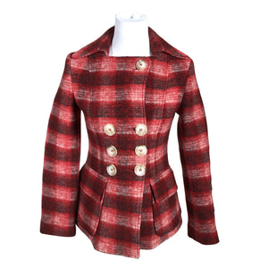 Unisex Mötivi - Wool coat, size 36 - Red (1)
