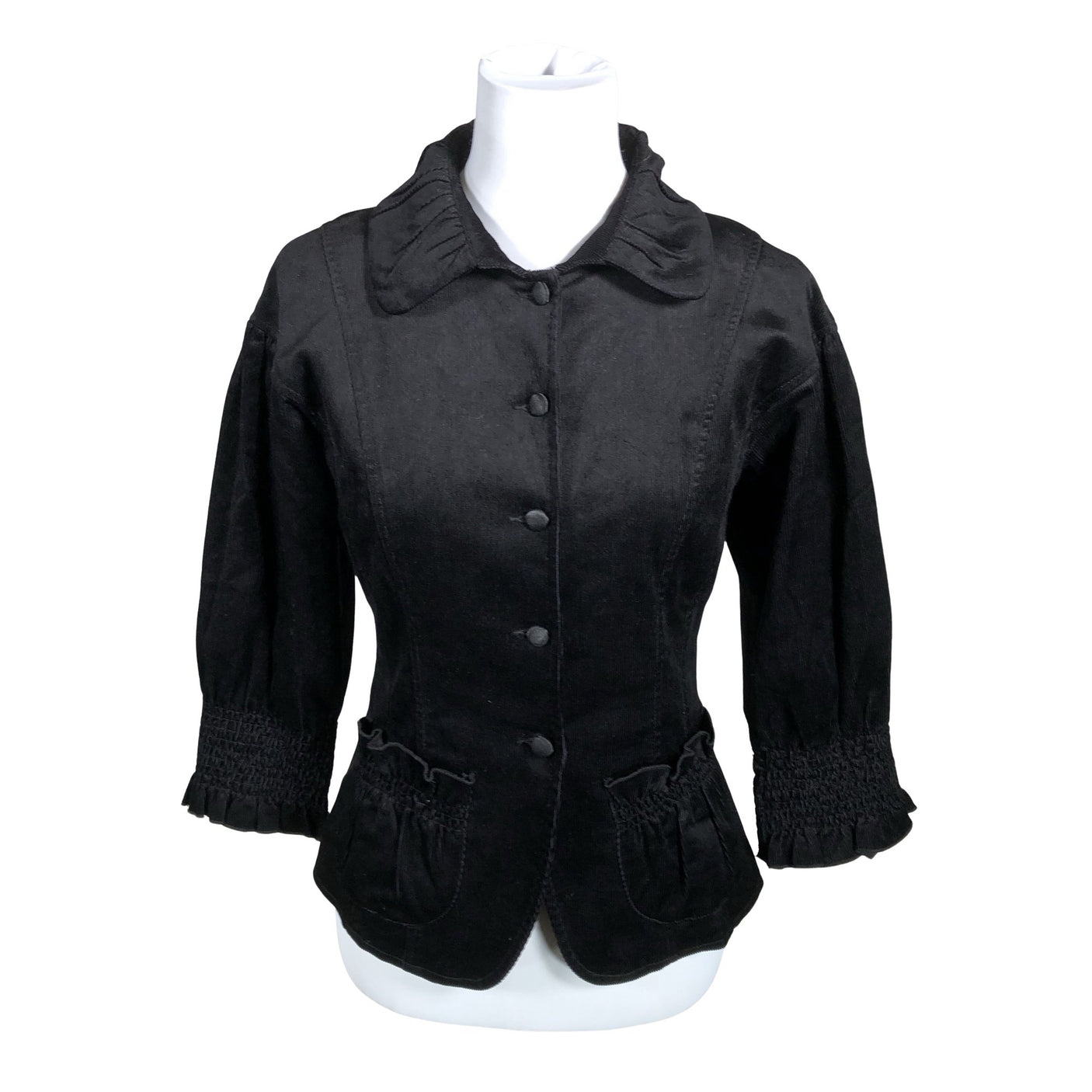 Unisex Monton - Denim jacket, size 38 - Black (1)