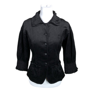 Unisex Monton - Denim jacket, size 38 - Black (1)