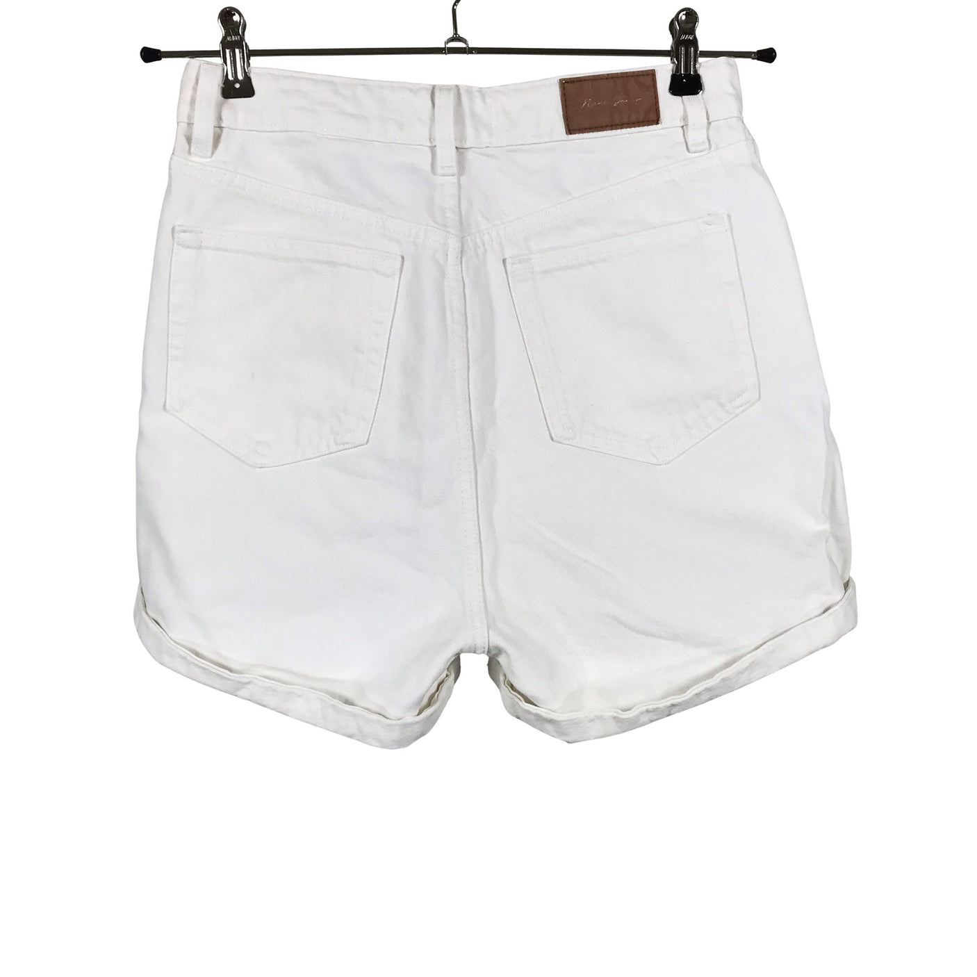Unisex Next - Denim shorts, size 36 - Natural white (2)