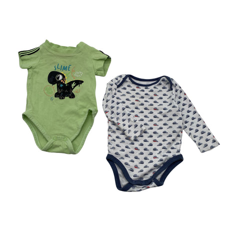 Unisex Coccodrillo - Body, size 56 - 62 - Green ()