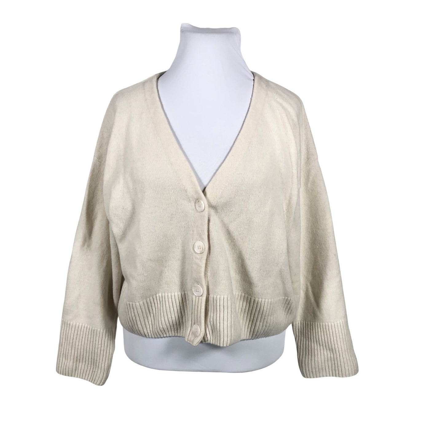 Unisex NOSH - Cardigan, size 42 - Natural white (1)