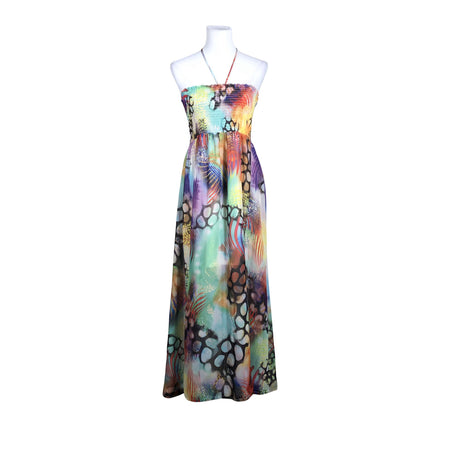 Unisex Lindex - Maxi dress, size 38 - Green ()