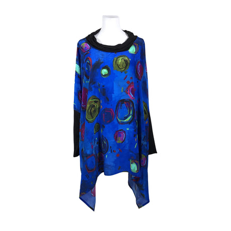 Unisex Annikki Karvinen - Schiffon tunic, size 40 - Blue ()