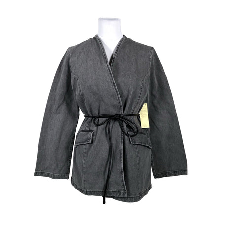 Unisex Lindex - Denim jacket, size 36 - Gray ()