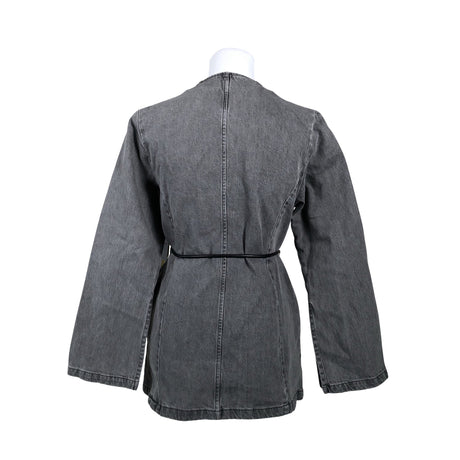 Unisex Lindex - Denim jacket, size 36 - Gray (2)
