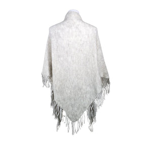 Unisex Bohemiana - Shawl, size Maxi - Gray (2)