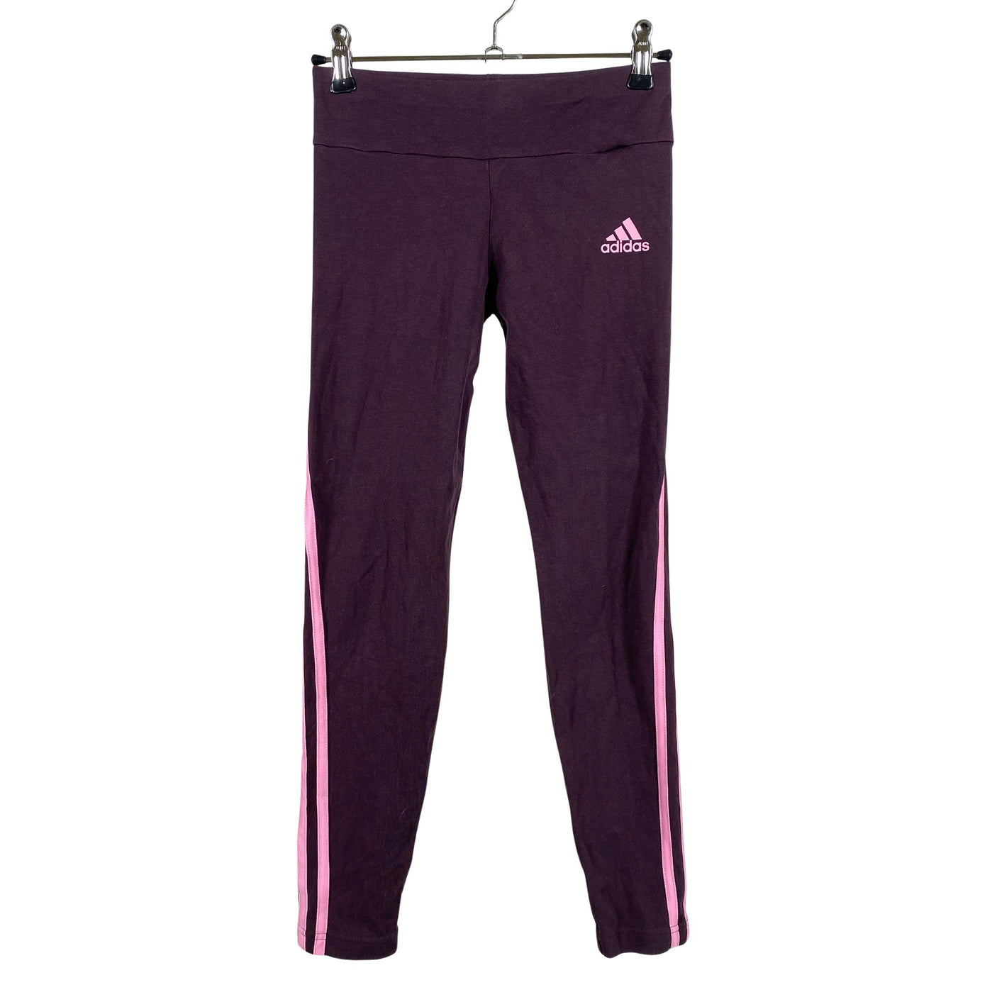 Unisex Adidas - Sports tights, size 146 - 152 - Wine red (1)