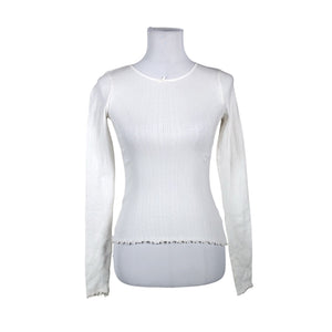 Unisex Lindex - Tricot shirt, size 32 - White (1)