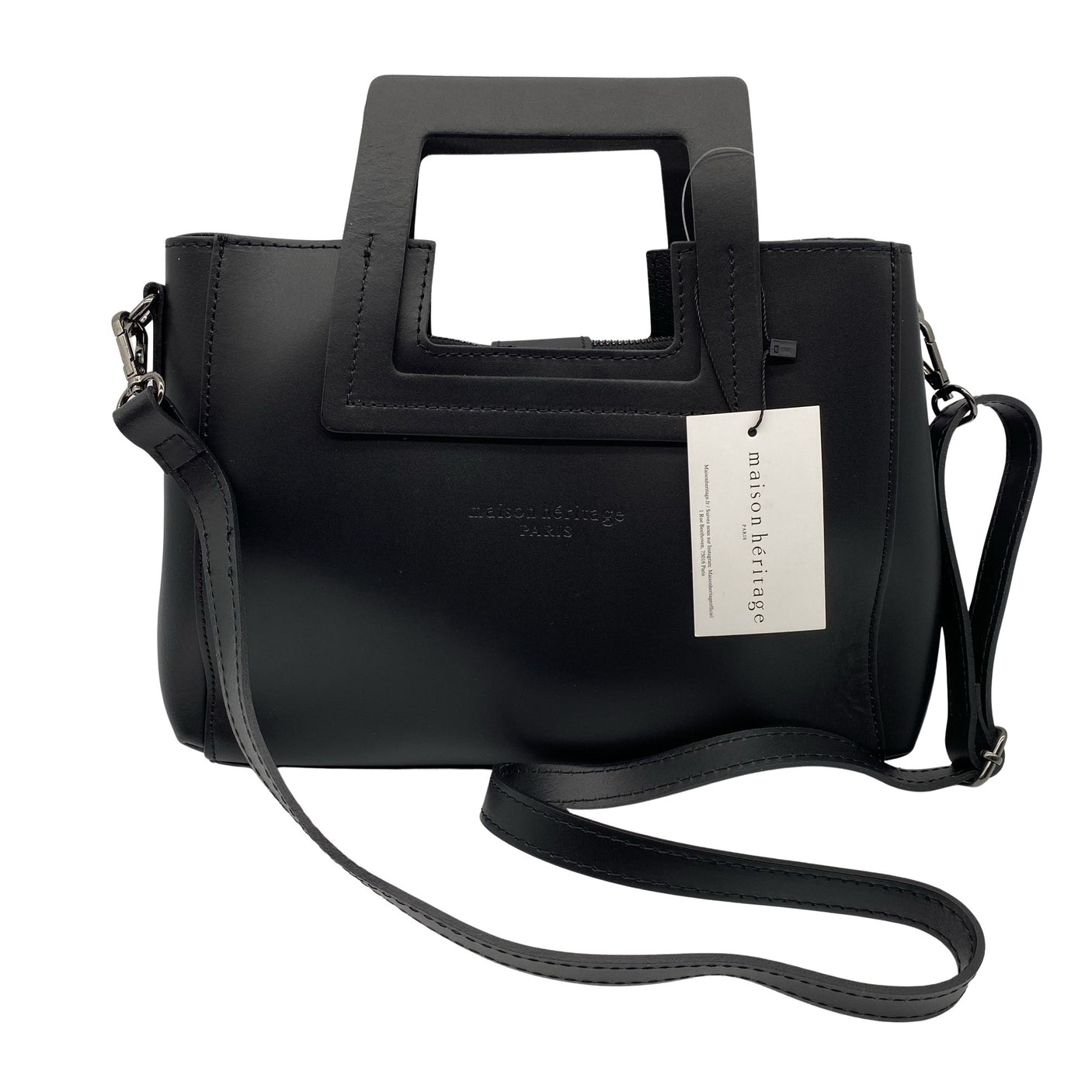 Unisex Maison Héritage - Handbag, size Midi - Black (1)