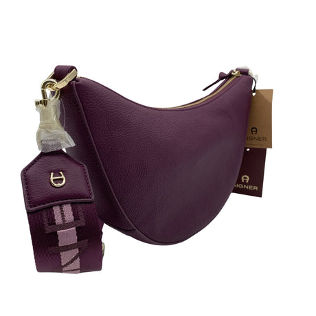 Unisex Aigner - Shoulder bag, size Midi - Violet (2)