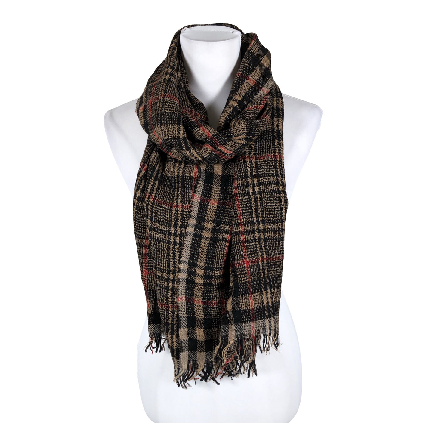 Unisex Daks London - Scarf, size Ei kokoa - Brown (1)