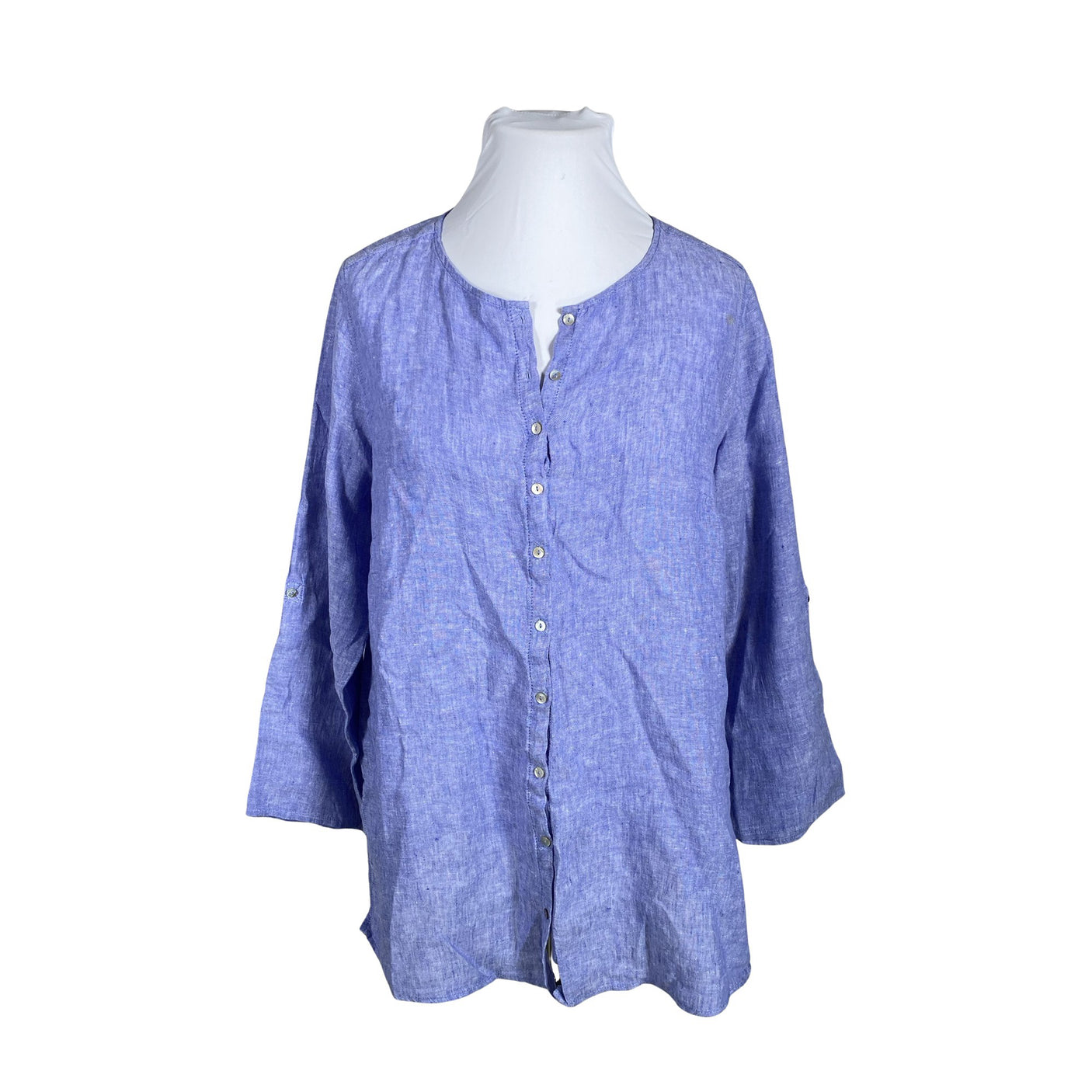 Unisex Tahari - Blouse, size 46 - Blue (1)