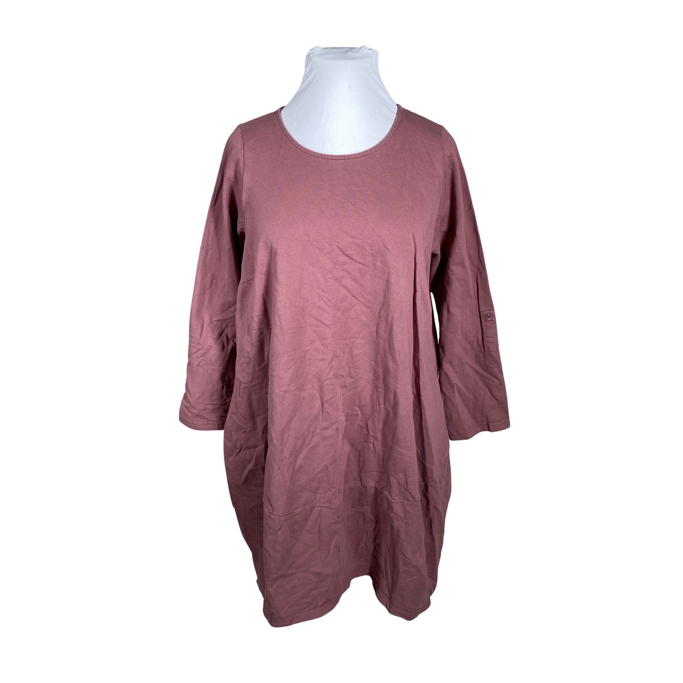 Unisex Zizzi - Sweatshirt dress, size 46 - Light pink (1)
