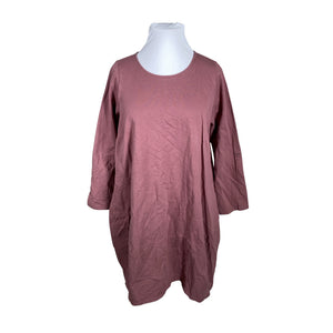 Unisex Zizzi - Sweatshirt dress, size 46 - Light pink (1)