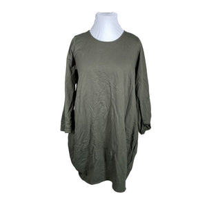Unisex Zizzi - Sweatshirt dress, size 46 - Green (1)