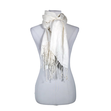 Unisex Punt Roma - Scarf, size Maxi - White ()