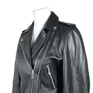 Unisex Andiata - Leather jacket, size 38 - Black (2)