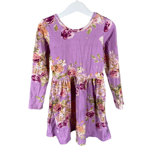 Unisex Kaiko - Tricot dress, size 122 - 128 - Violet (1)