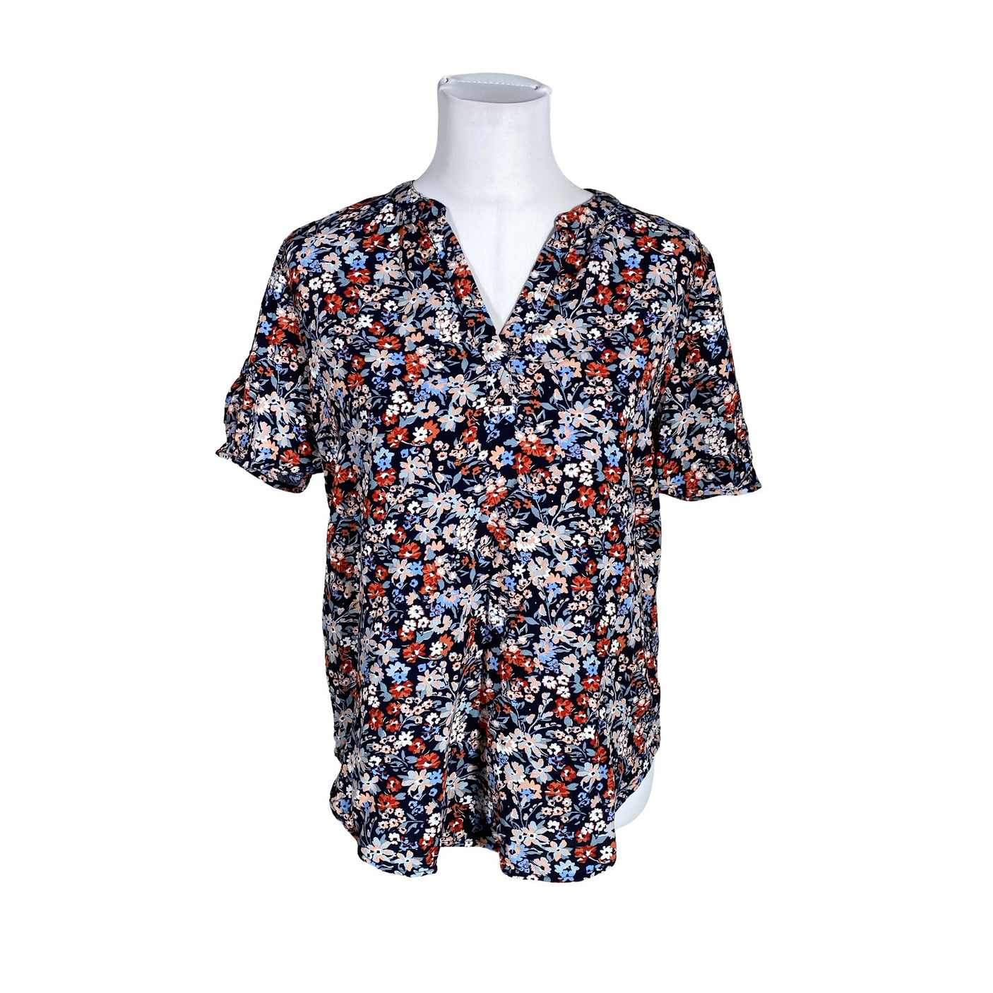 Unisex Esprit - Short-sleeved blouse, size 38 - Blue (1)