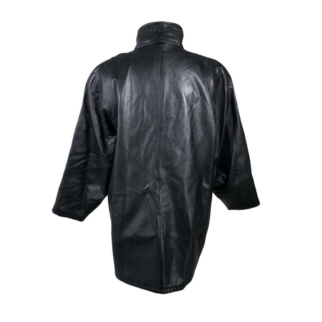 Unisex Mokka- ja Nahkapuku Kokkola - Leather jacket, size 38 - Black (2)
