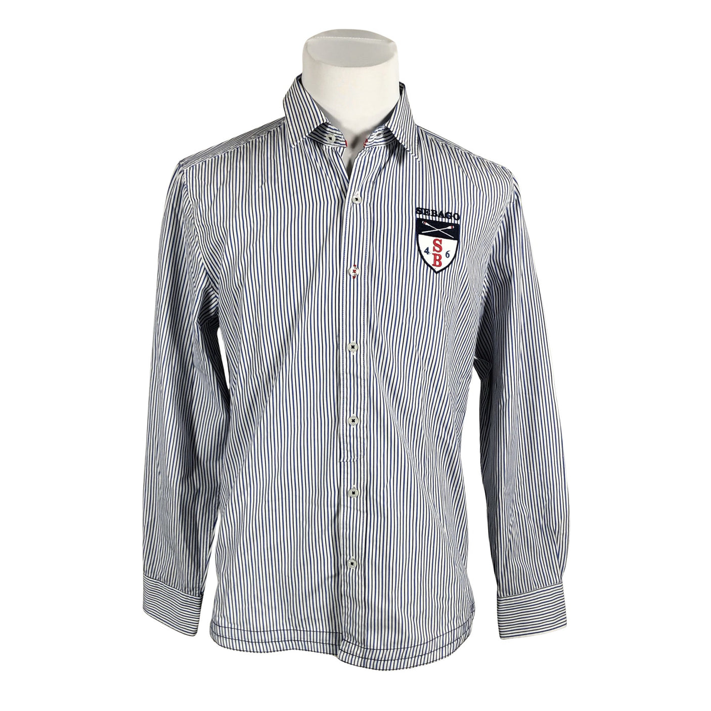 Unisex Sebago - Collared shirt, size L - Blue (1)