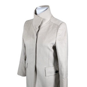 Unisex Sand - Wool coat, size 44 - Beige (3)