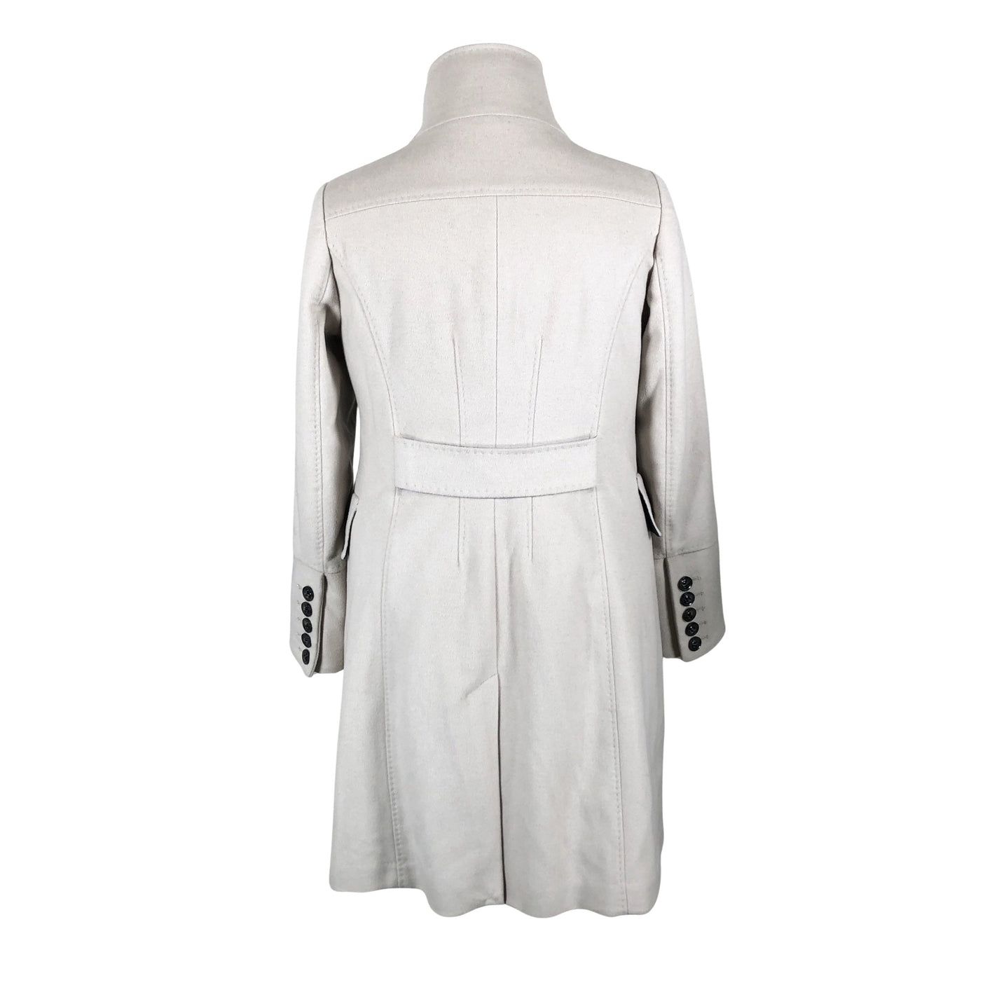 Unisex Sand - Wool coat, size 44 - Beige (2)