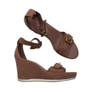 Unisex Högl - Wedge sandals, size 39 - Light pink (1)