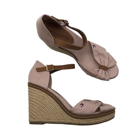 Unisex Tommy Hilfiger - Wedge sandals, size 39 - Light pink ()