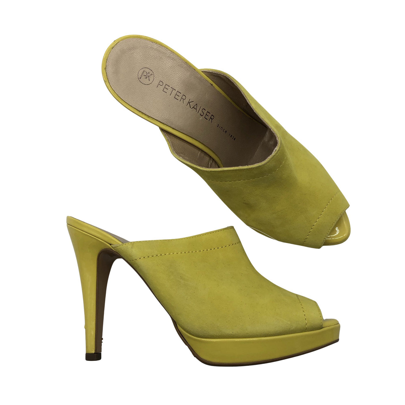 Unisex Peter Kaiser - Heeled sandals, size 39 - Yellow (1)