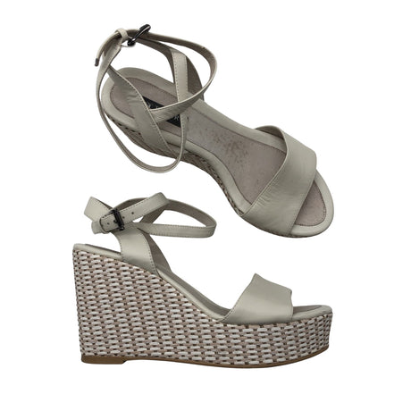 Unisex Tiger of Sweden - Wedge sandals, size 39 - White ()