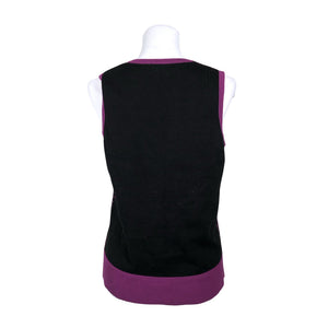 Unisex Signature - Knit vest, size 38 - Violet (2)