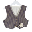Unisex Handmade - Vest, size 128 - 134 - Blue ()