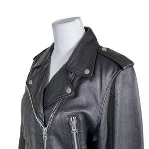 Unisex Human Scales - Leather jacket, size 34 - Black (3)
