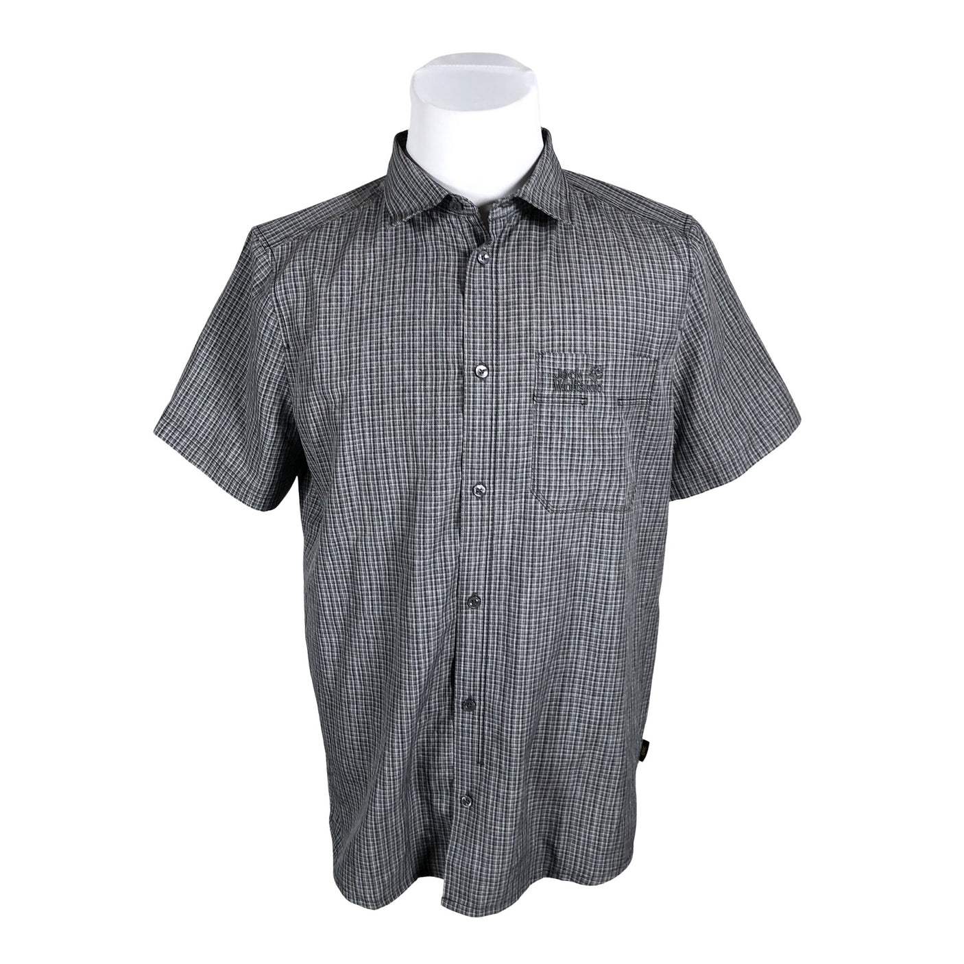 Unisex Jack Wolfskin - Collared shirt, size M - Gray (1)