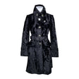 Unisex Karen Millen - Faux fur coat, size 34 - Black ()