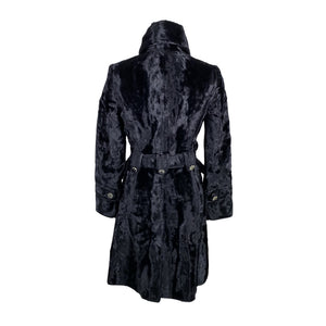 Unisex Karen Millen - Faux fur coat, size 34 - Black (2)