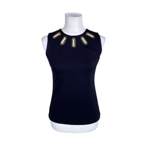 Unisex Michael Kors - Tricot tank top, size 34 - Blue (1)