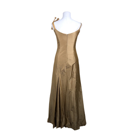 Unisex Uman - Evening dress, size 34 - Brown (2)
