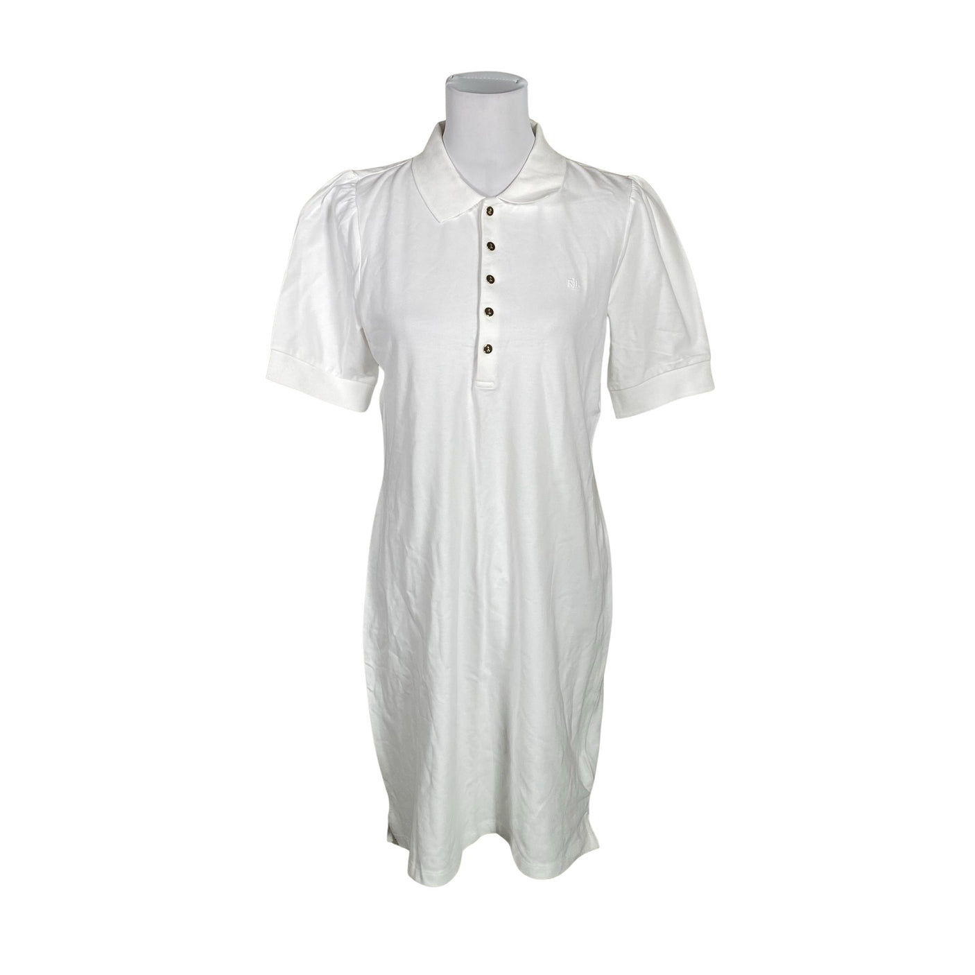 Unisex Lauren Ralph Lauren - Pique dress, size 40 - White (1)