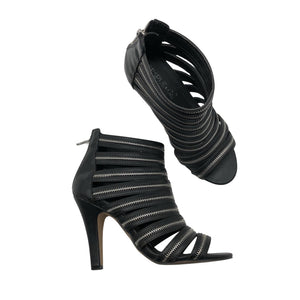 Unisex Simple & Chic - Heeled sandals, size 37 - Black (1)