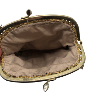 Unisex Handmade - Handbag, size Mini - Gold (2)