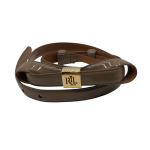 Unisex Lauren Ralph Lauren - Leather belt, size 38 - Brown (1)