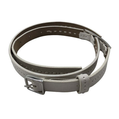 Unisex Esprit - Leather belt, size Ei kokoa - White ()